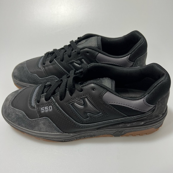 New Balance 550 Black Gum White BB550BGU BB550 Size 9.